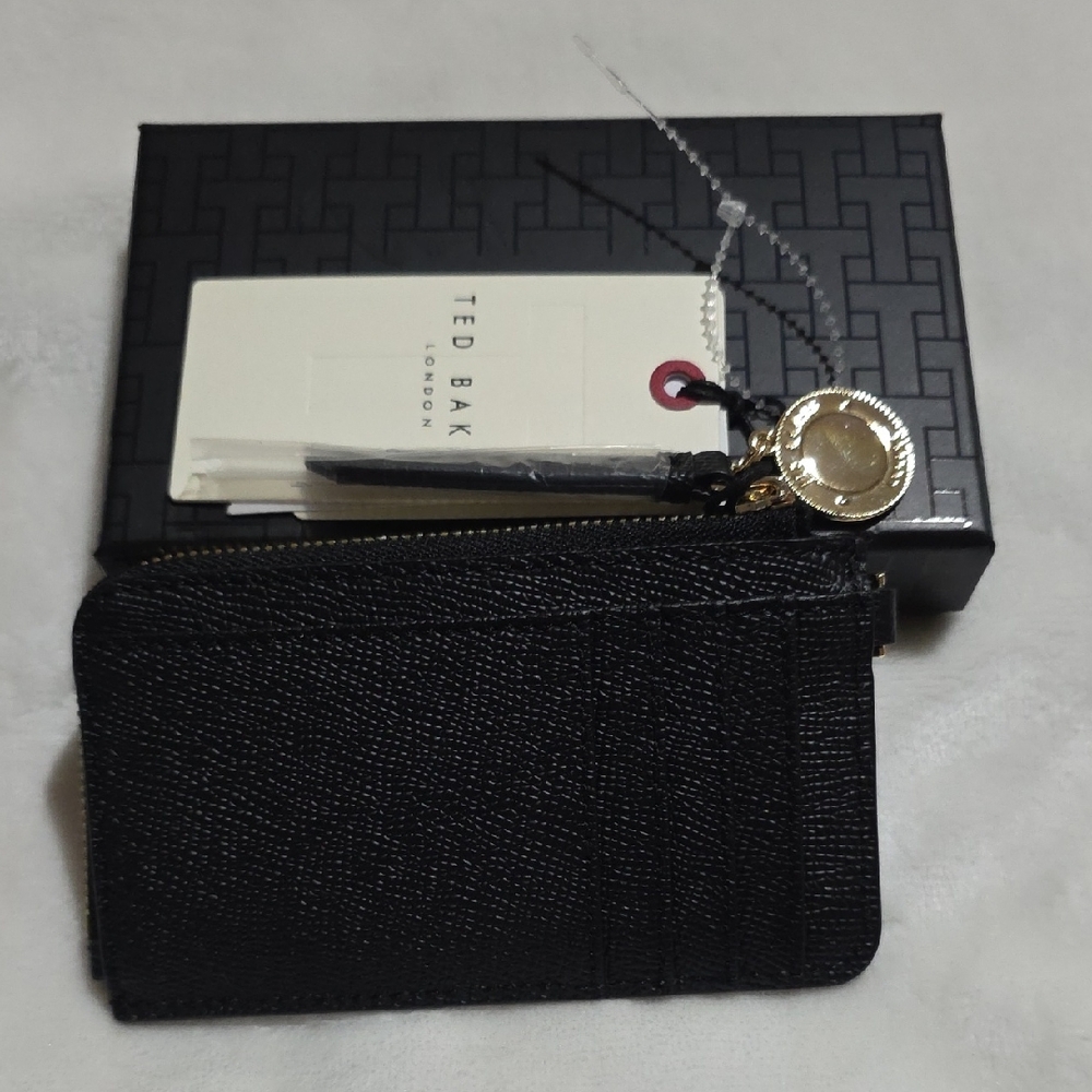 Ted Baker Black‎ Textured Card Wallet